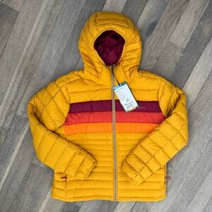 Brand New COTOPAXI Fuego Women’s Down Hooded Jacket